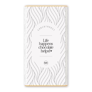 Chocoladewikkel | Life happens chocolate helps
