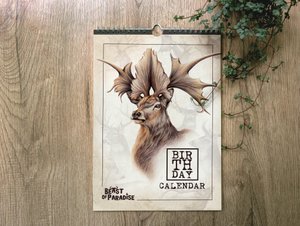Deer Birthday Calendar, Perpetual Calendar, Eco-Friendly
