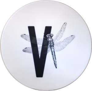 Letterbord V met Libelle