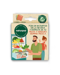  Reusable produce bags made of natural materials, available in a 3-month Spanish pack.