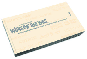 Voucher book to fill out yourself | MAKE A WISH, BLANKO!