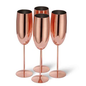 Champagnerflöte Rose 4x28,5cl