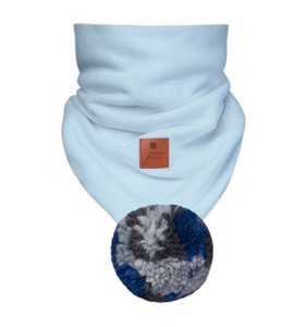 Winterbandana ALPACA BOHO Blau M