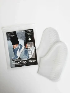 White waterproof shoe protectors