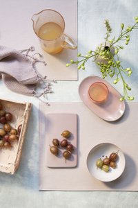 Monaco placemat XL | lederlook | 48x35cm