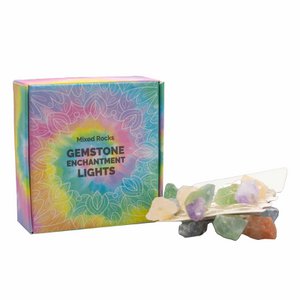 Edelsteen betoveringslichten - gemengde rotsen