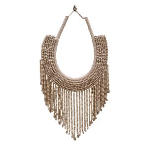 Houten kralenketting