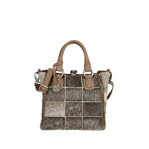 Jackie Sherpa Handbag Fell Salt & Pepper