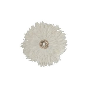 The Juju Wanddecoratie - Handgemaakte Bohemian Wanddecoratie - Wit - S - Hippie Monkey