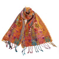 Schal SONAM, Wolle/Baumwolle