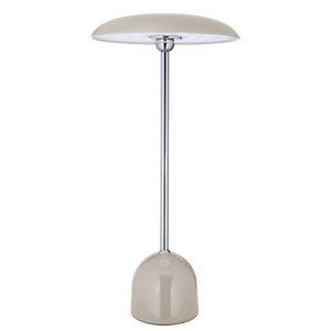 Table lamp LED LIVO metal melamine cream Ø 23 cm H 50 cm