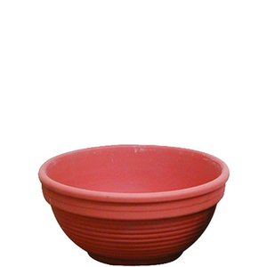 A-kom met gat, D27cm, terra