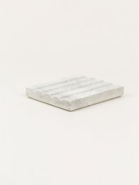 Rectangular soap holder in natural stone