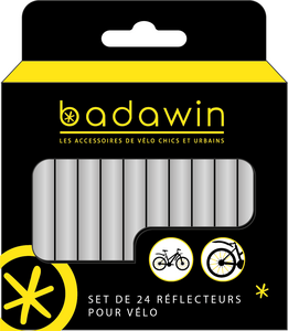 BIKE WHEEL REFLECTORS X 24