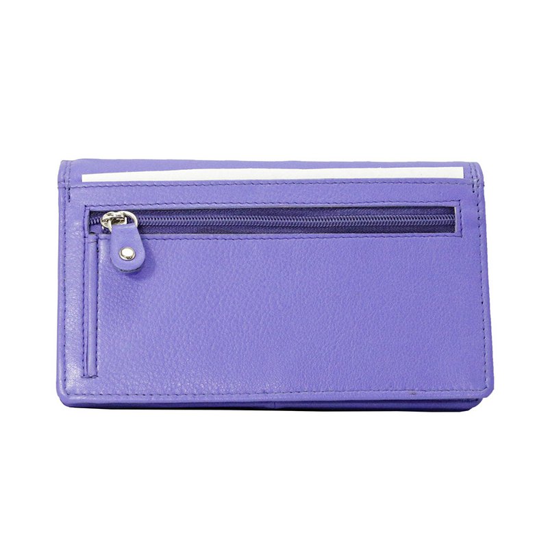 Cartera Mujer Piel Vaqueta - RFID Antideslizante - Cartera Mujer Ideal