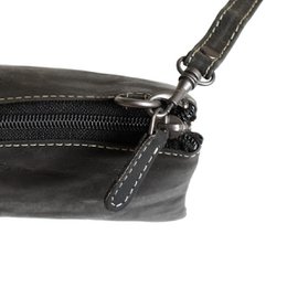 Skuldertaske I 3 farver Buffalo Læder - Festivaltaske - Lædertaske Lille - Crossbody taske til kvinder Læder - Str. L