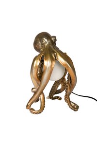 Octopus Lamp Goud