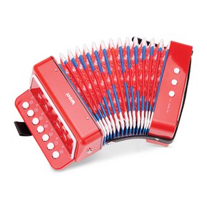 Accordion - Red with Music Book