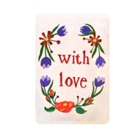 Sustainable Flowers Cards | Trendy Postcards | Colorful Art Greeting Cards for Adults