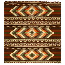 Ecuadorian alpaca blanket | native blanket | Antisana Green