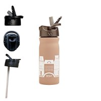 Stainless steel water bottle straw 400 ml