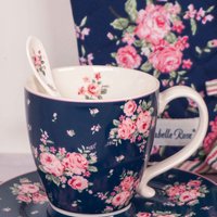 Porcelain mug Bella blue 430 ml Isabelle Rose