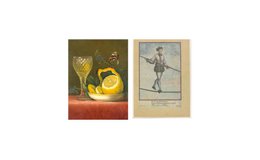 Print (A4) collage Museum collection - lemon choir dancing