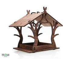 Mangeoire à oiseaux, mangeoire à oiseaux suspendue en bois