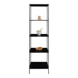 Vita Regal – schwarz, Stahl, 51 x 36 x 170 cm