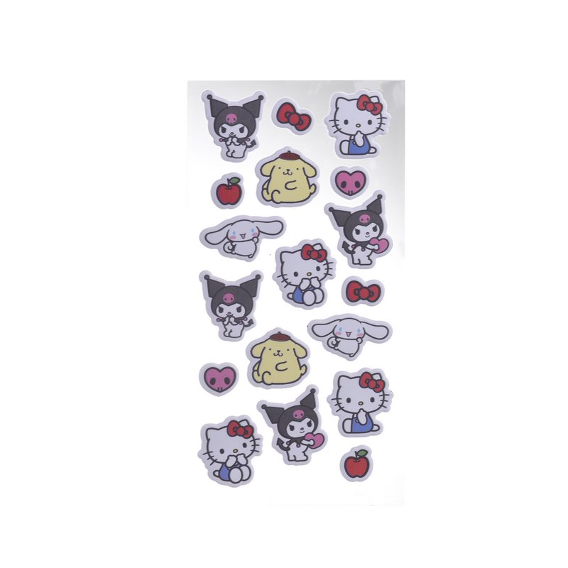 Planche de 18 Stickers Hello Kitty & Friends