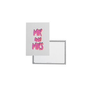 Mr & Mrs || A6 Card