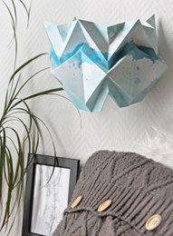 Lampa ścienna Paper Origami – wzór letni