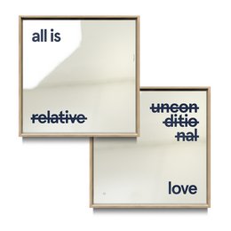 All is Love (Set of two mirrors)