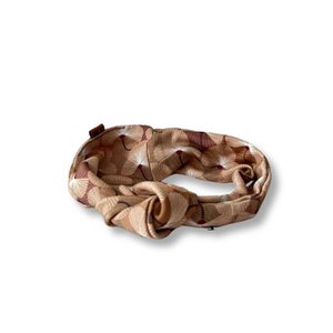 Baby/Kids Bandeau "Taupe Garden" - Bamboo cotton