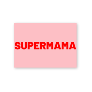 Postcard - Supermama