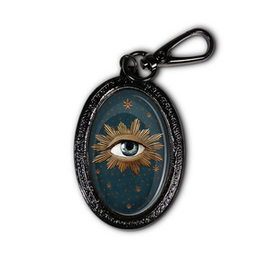 BLACK SACRED EYE KEYRING
