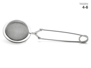 Theebrouwertang van roestvrij staal Ø 8 cm
