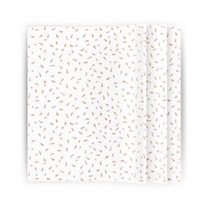 Buntes Konfetti - Seidenpapierbögen 50x70cm - rosa/gold