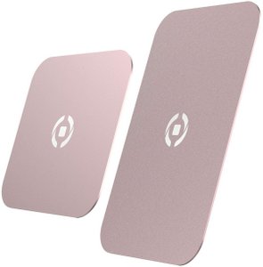 Celly - GhostPlate Magneetplaat Smartphone Set van 2 Stuks Assorti - Roze