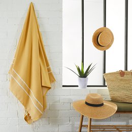 Sildebens-Fouta - Strand- og Hammam-håndklæde