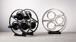 RACK - ZWART MET POOLSE RAND