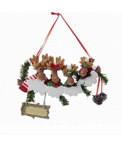 RESIN ELAND FAMILIE VAN VIER