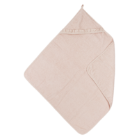 Badeumhang Frottee Rüschen Zartrosa 80x80cm