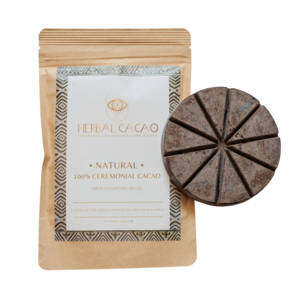 Natural - 100% Ceremonial Cacao (10 pieces)