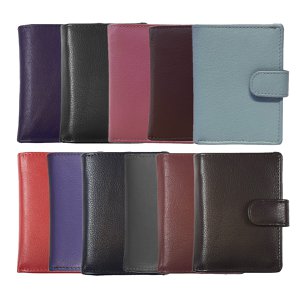 Cardprotector - Miniwallet - Mini wallet - Leather card holder leather - Credit card holder In 11 Colors