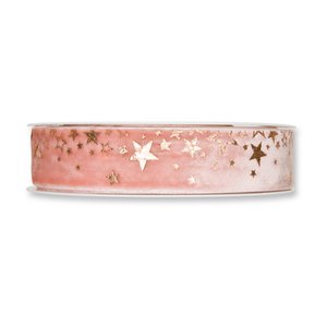 Velvet printed ribbon "Stars"