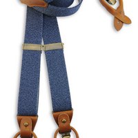 Sir Redman deluxe suspenders Denim Urban blue