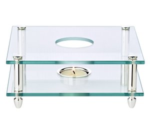 EDZARD Stövchen Carmen, versilbert, 19x19 cm