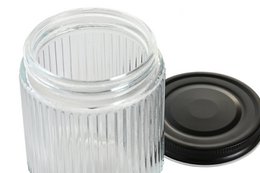 ZESTAW 4 SŁOIKÓW SZKŁO METALOWE 9X9X11 560ML PRZEZROCZYSTY PC205148