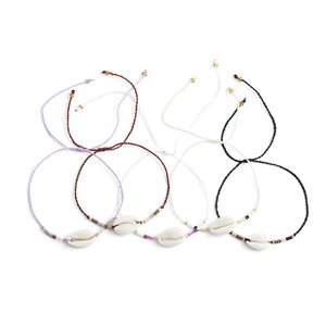 Bracelet beads+shell; Price per 5 pieces